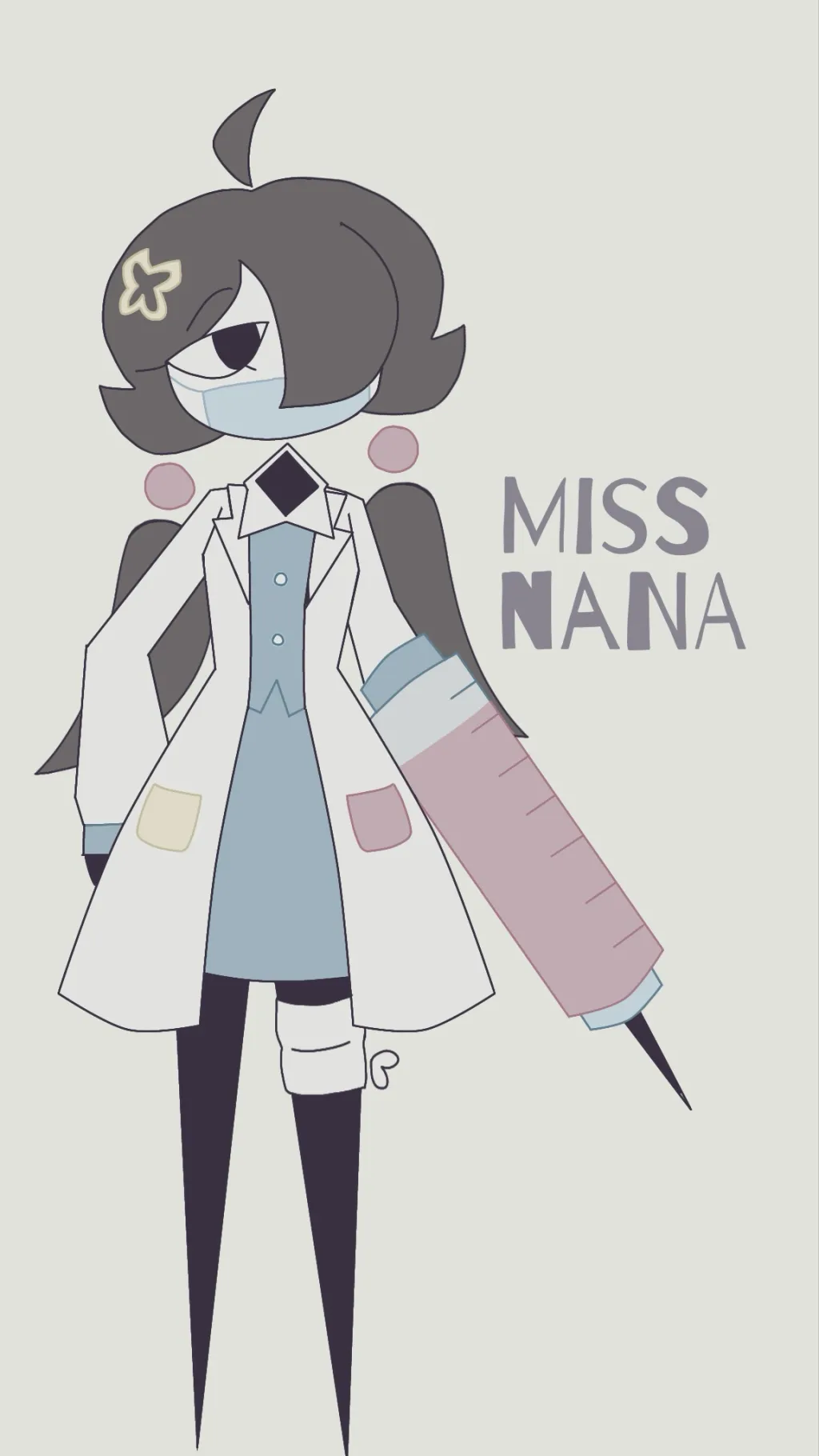 ai character: Miss Nana background