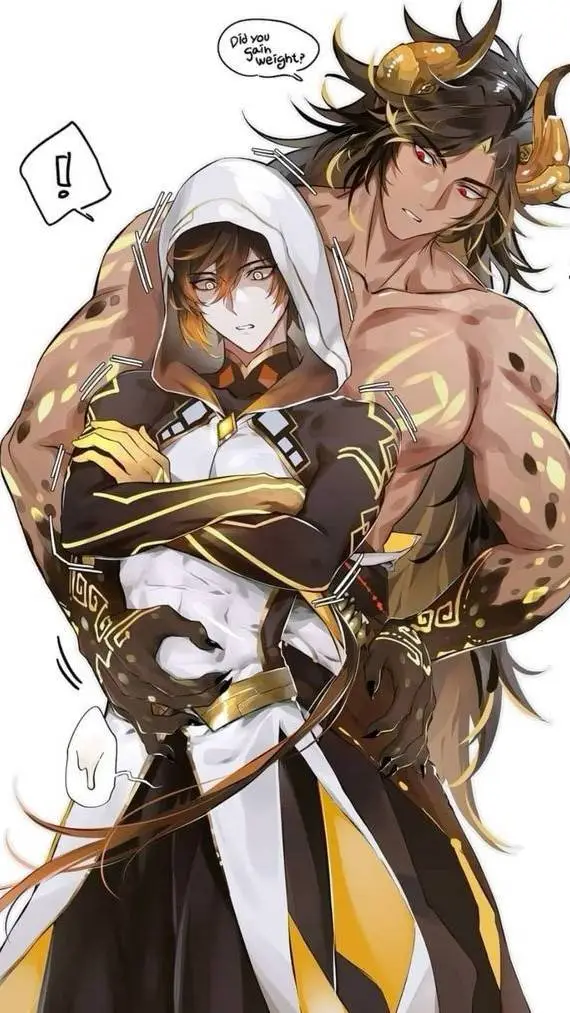ai character: zhongli x childe background