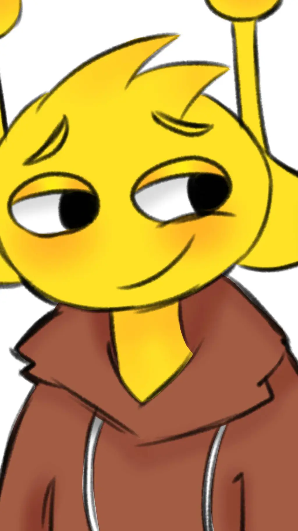 ai character: 💛💜🩶🤎🍞 background