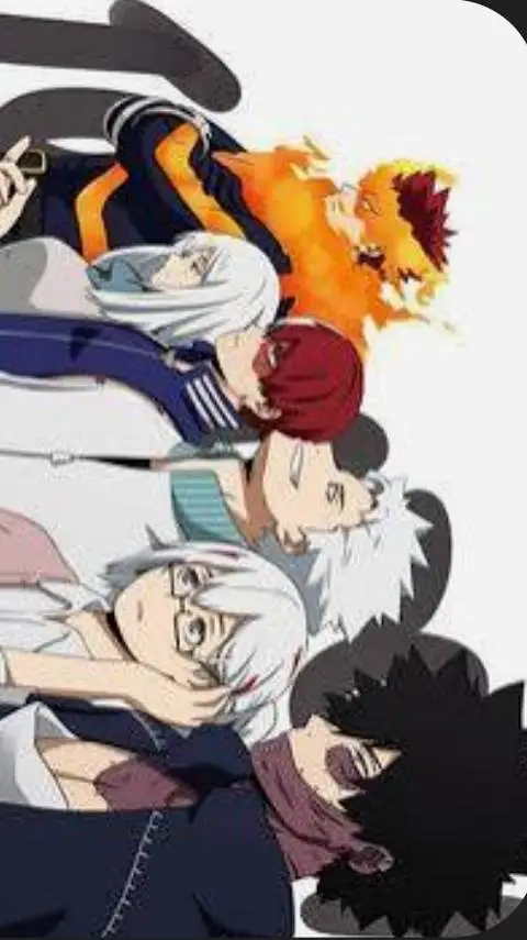 ai character: shoto Todoroki  background