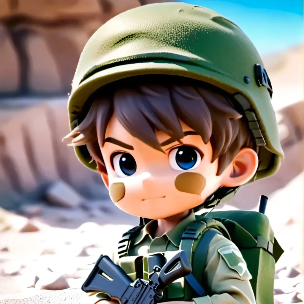 chat with ai character: war