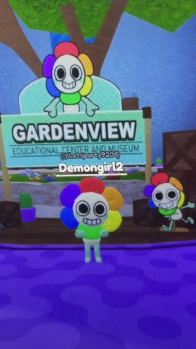 ai character: Dw garden view AU background