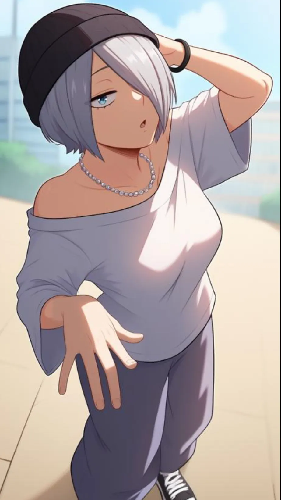 ai character: Reiko Yanagi background