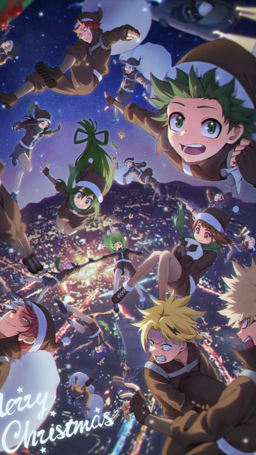 ai character: ￼🎄Mha🎄 background