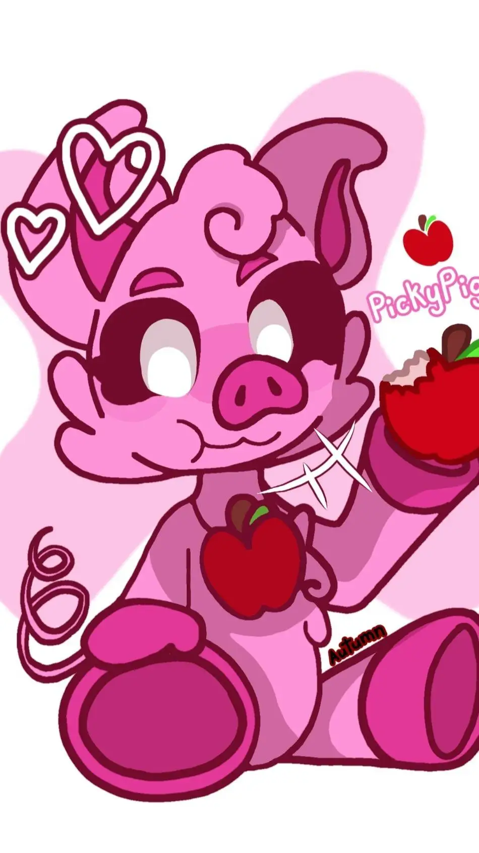 ai character: 🍎PickyPiggy🍎 background
