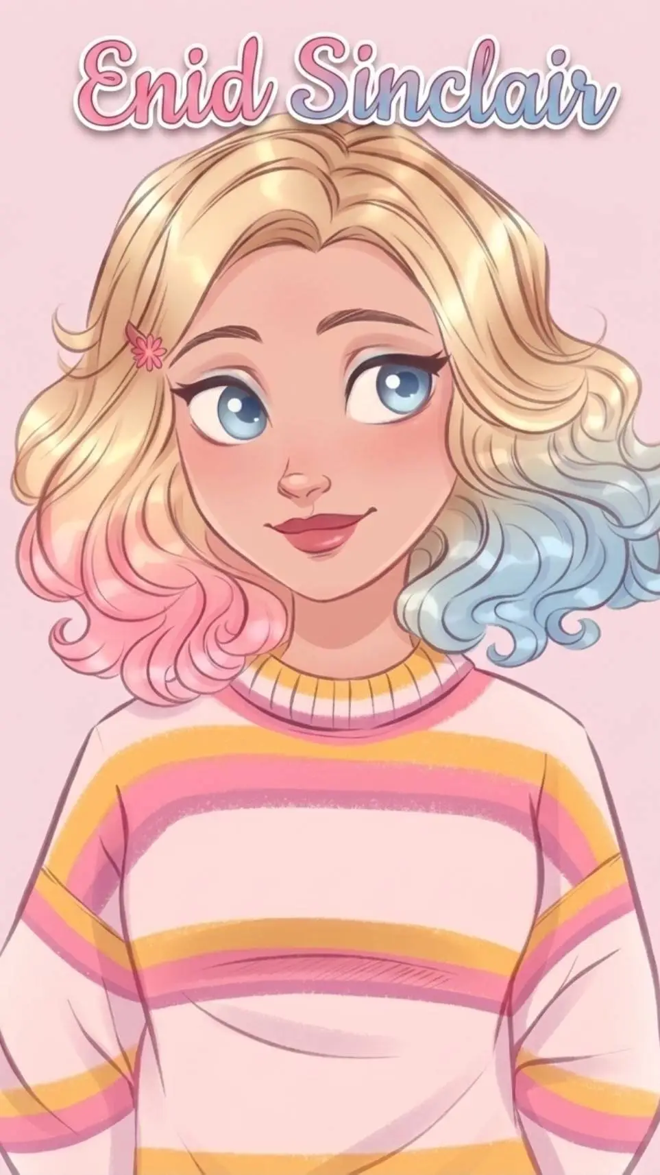 ai character: 🌈Enid Sinclair🌈 background