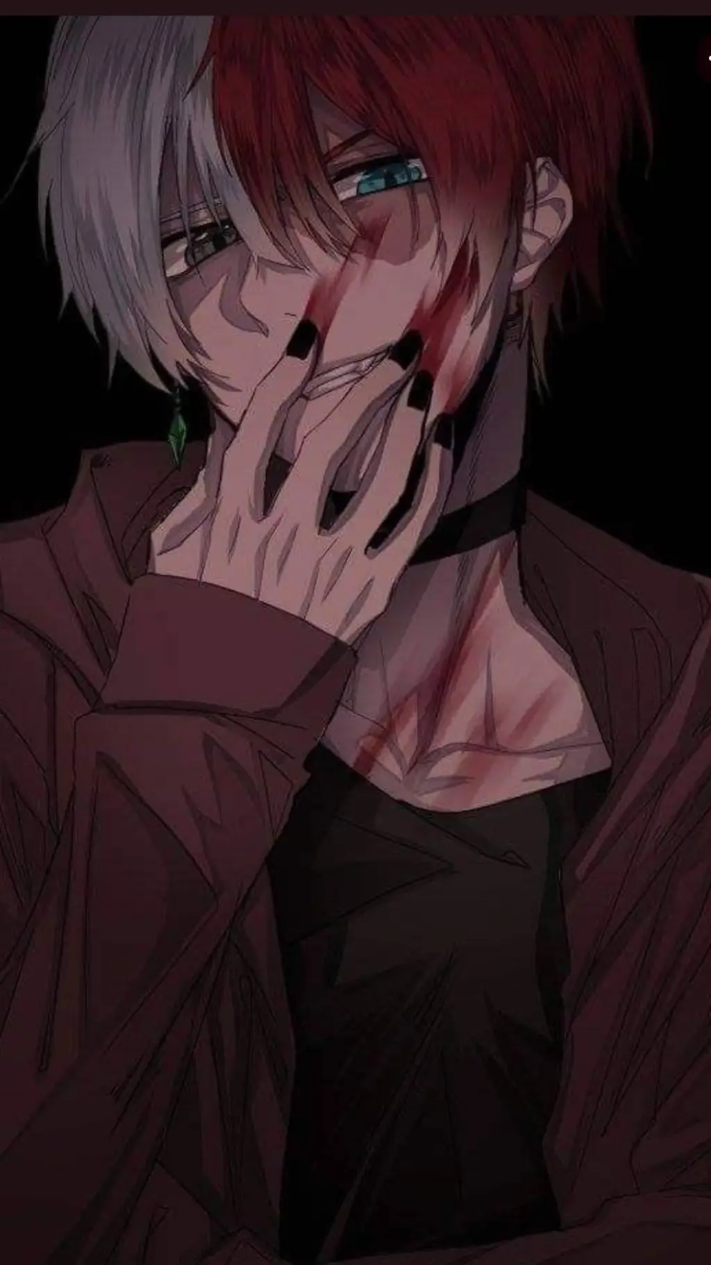 ai character: Villain Todoroki background