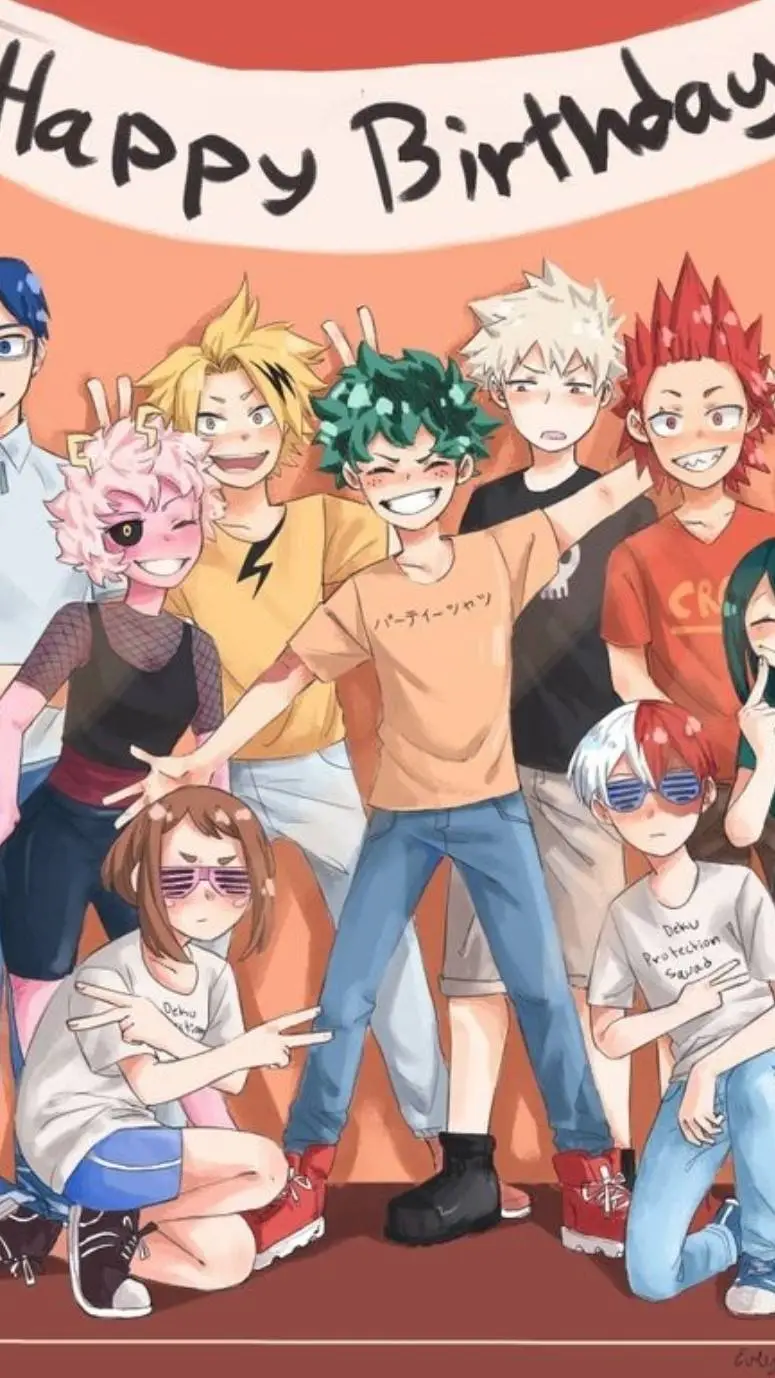 ai character: MHA forgot ur bday background
