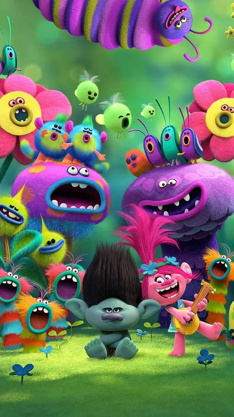 ai character: 🌈Trolls🌈 background