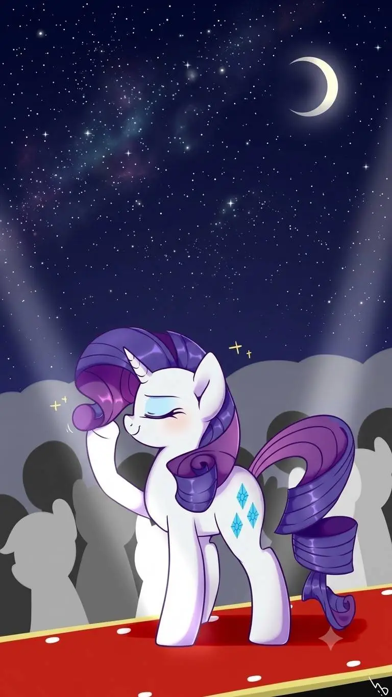 ai character: 💎Rarity💎 background