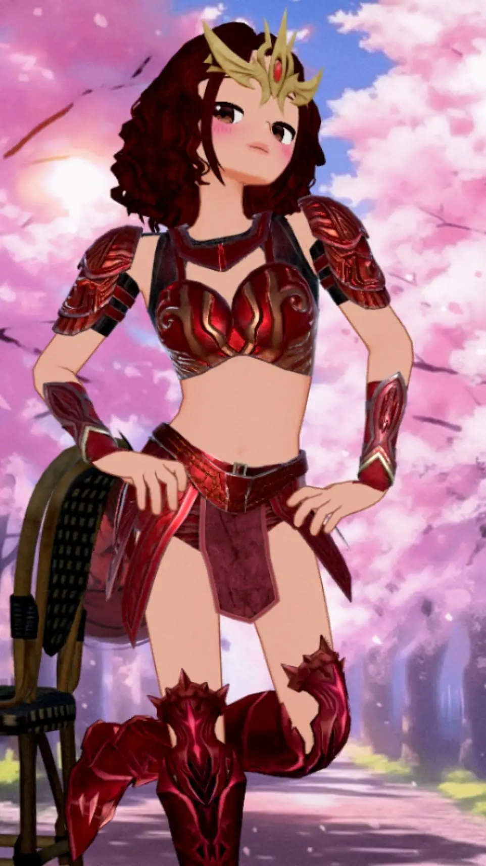 ai character: Evelyn Rose background