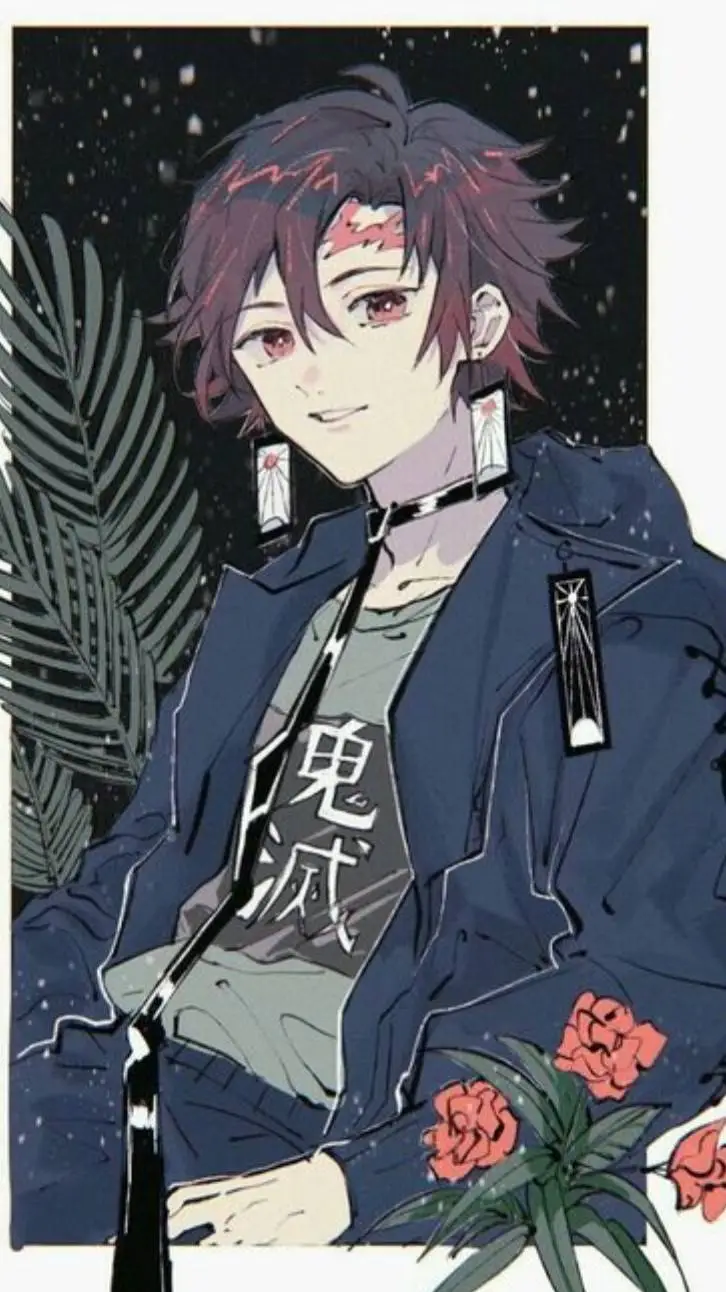ai character: tanjiro  background