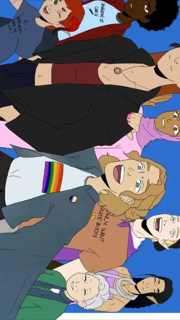 ai character: CaFae Latte background