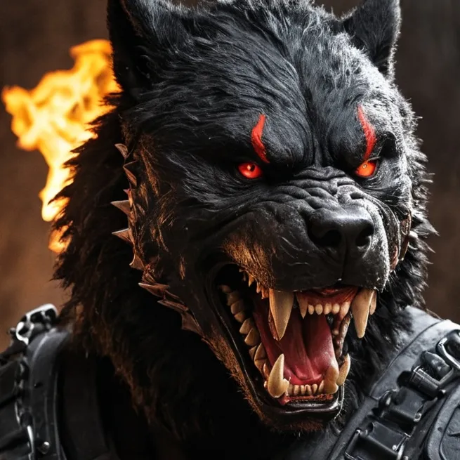 chat with ai character: hellhound soldier