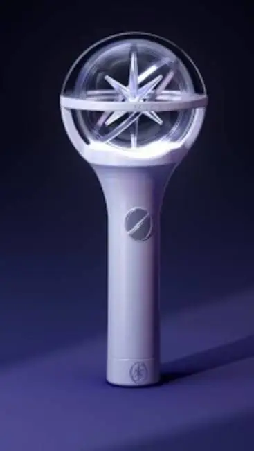 ai character: KATSEYE lightstick background