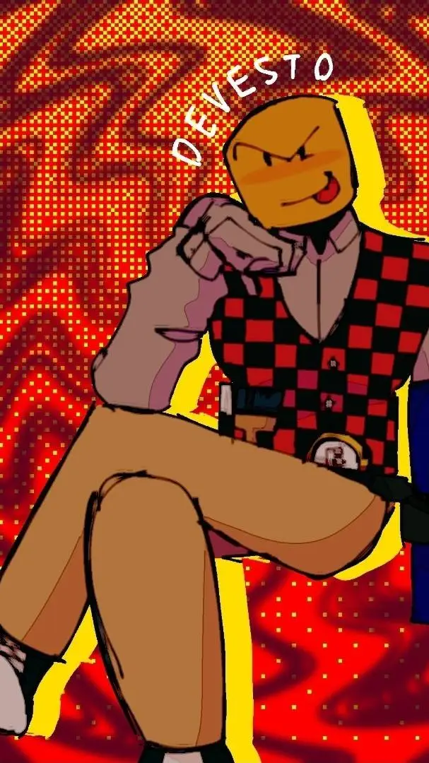 ai character: DEVESTO! background