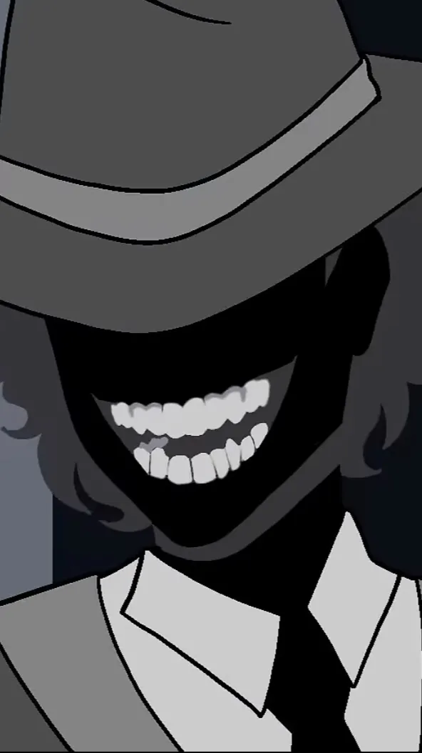 ai character: Black background