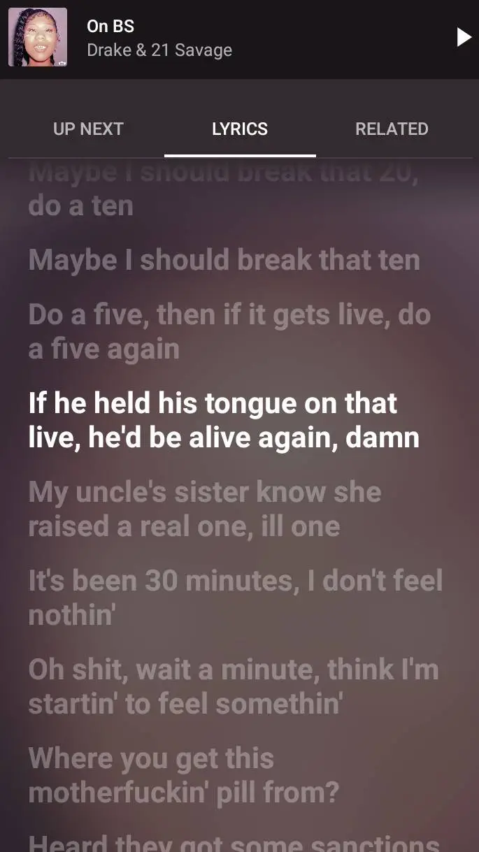 ai character: Drake diss background