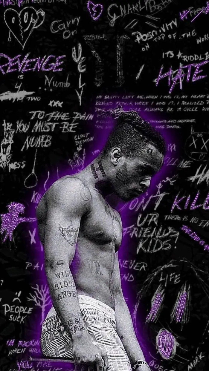 ai character: xxxtentacion background