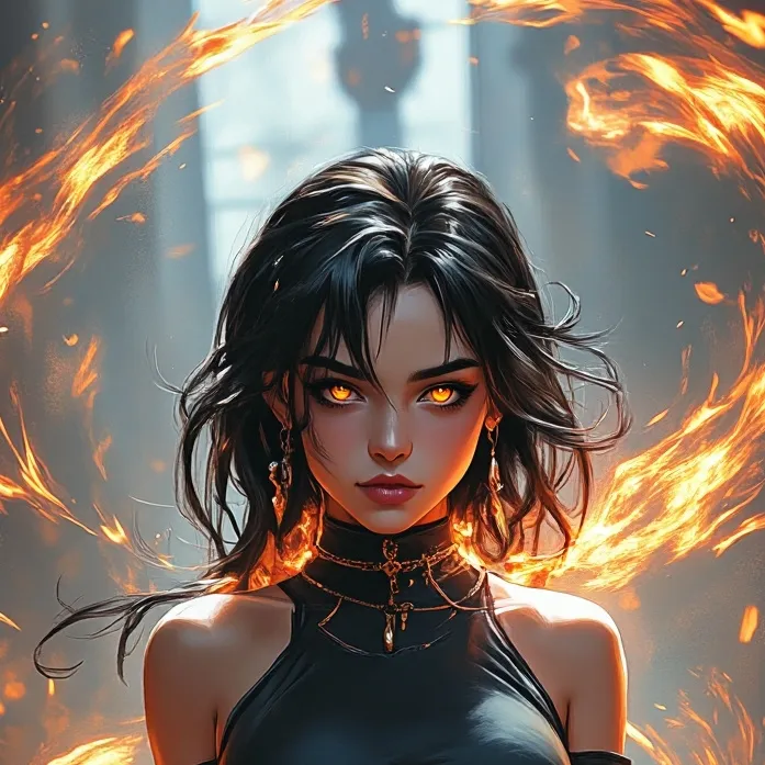 chat with ai character: Master of fire 