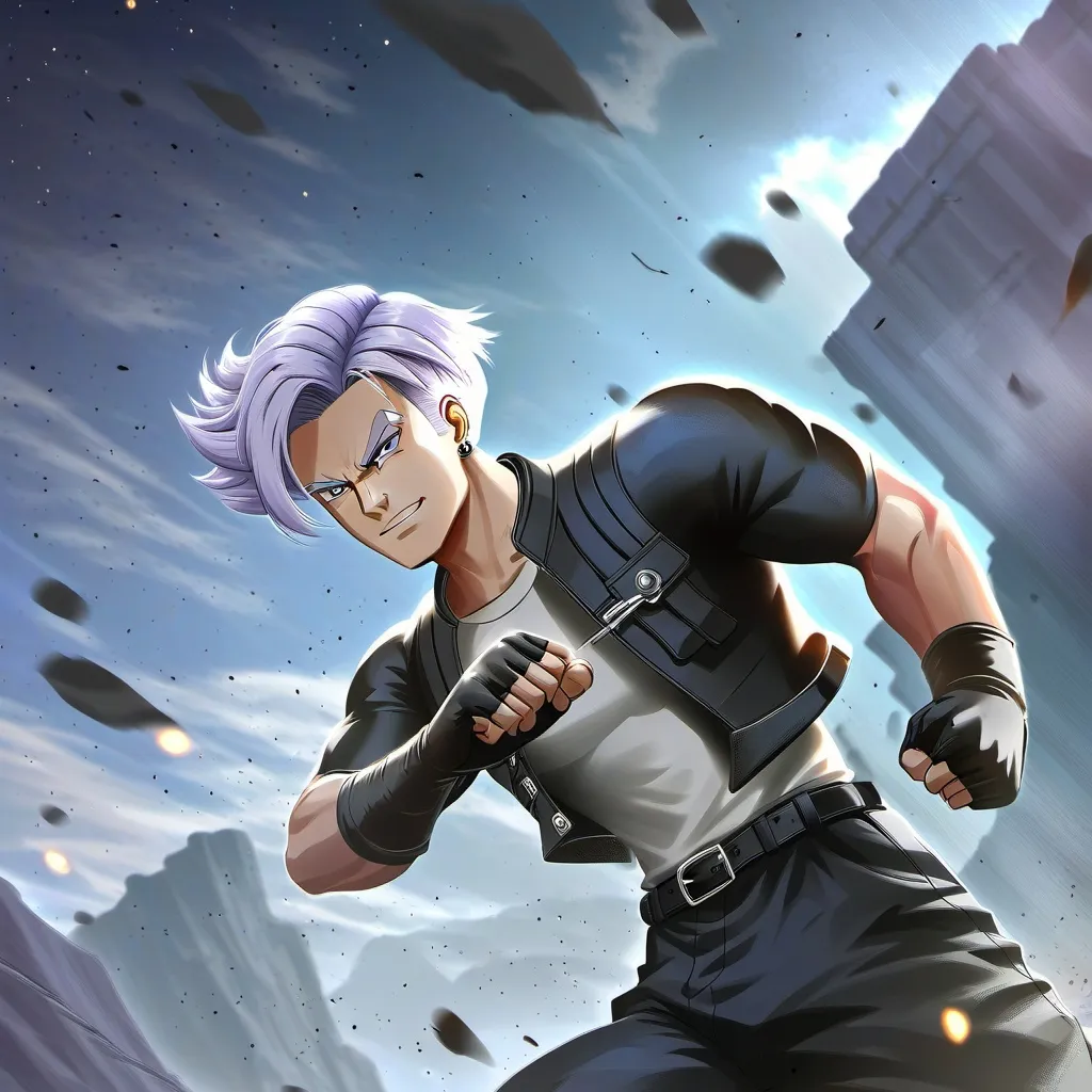 chat with ai character: (future) Trunks