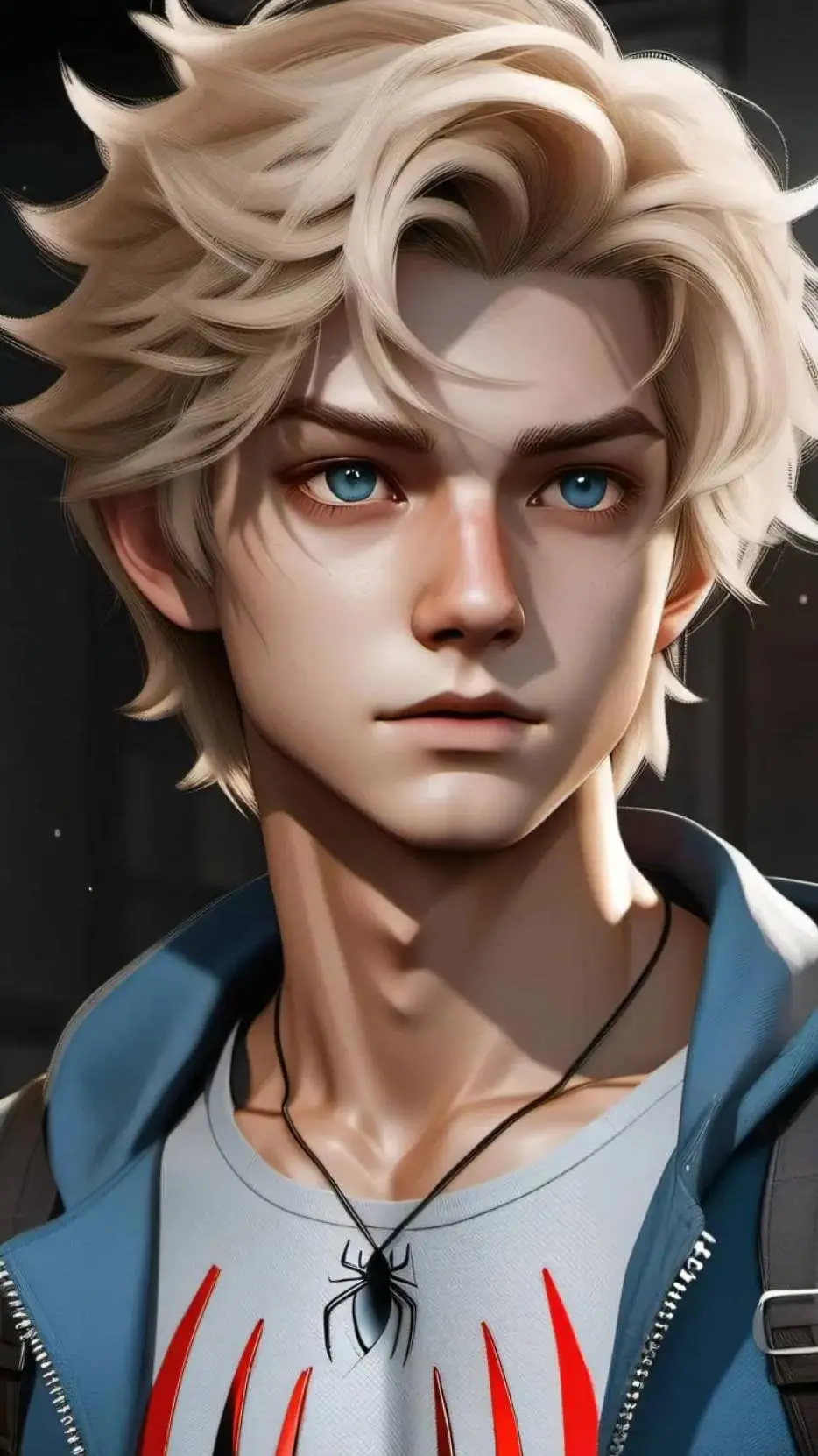 ai character: Peter Parker (AG)  background