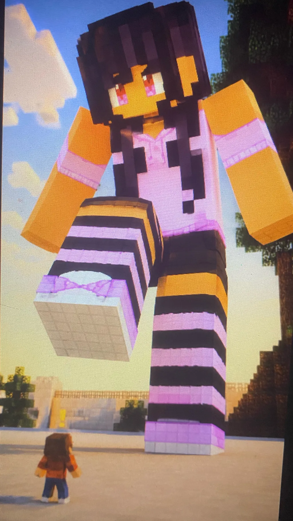 ai character: Aphmau  background