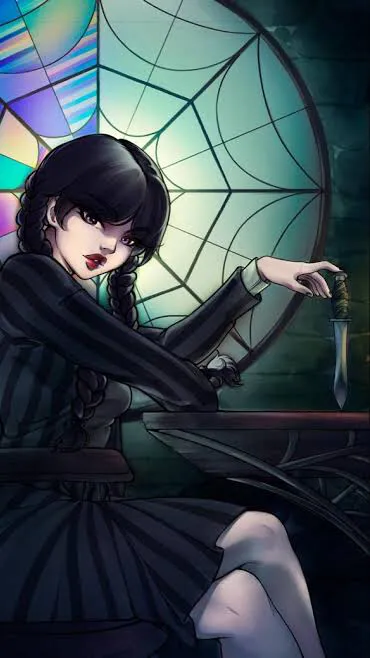 ai character: Wednesday background