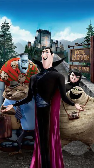 ai character: Hotel Transylvania background