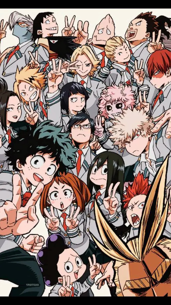 ai character: MHA common room!  background