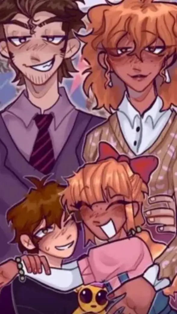 ai character: Afton family  background