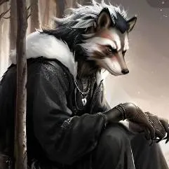 chat with ai character: rockotheskunkwolf