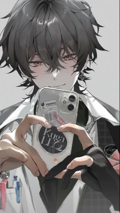 ai character: •Axel• background