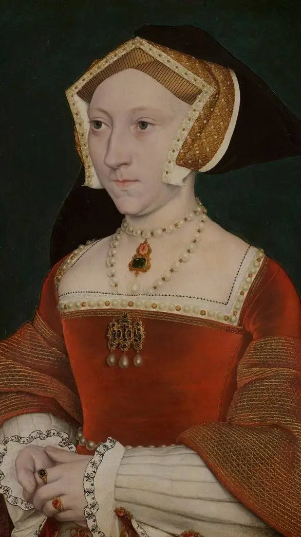 ai character: Jane seymour  background
