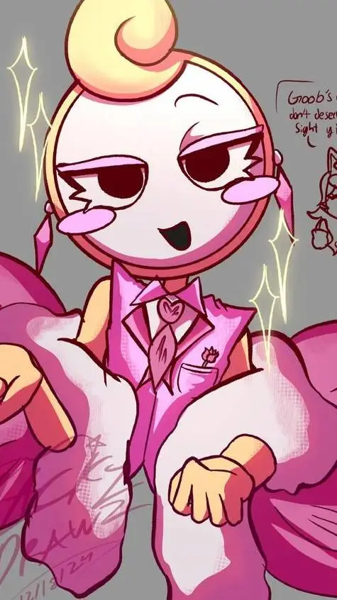 ai character: Glisten  background
