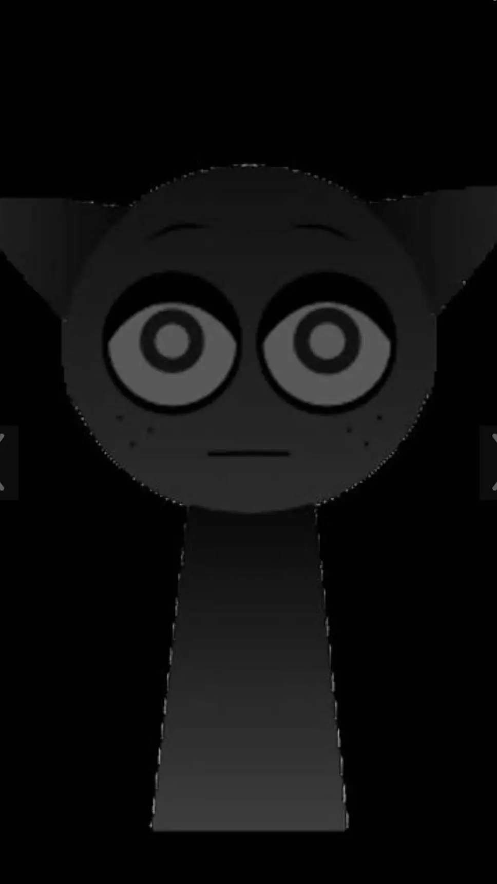 ai character: gray background