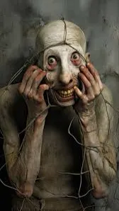 ai character: Creepy man background