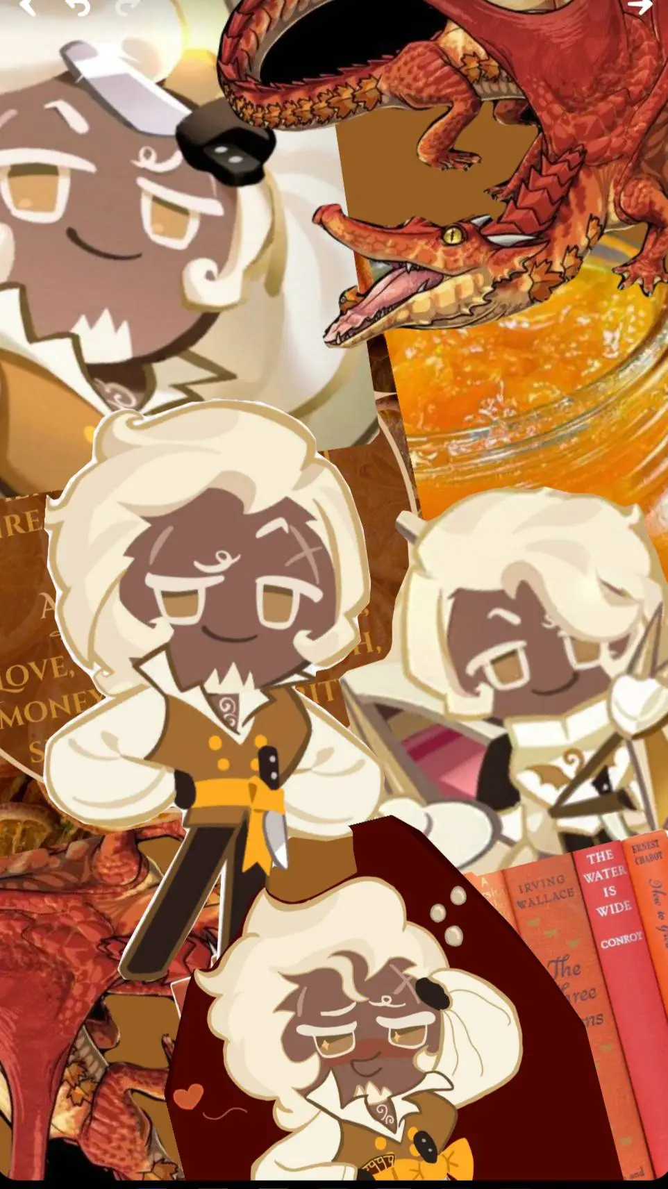 ai character: 🍊Royal Mandarin 💖 background
