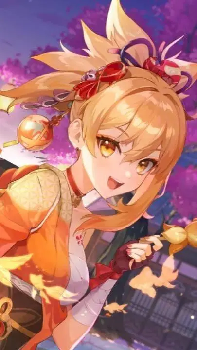 ai character: Yoimiya background