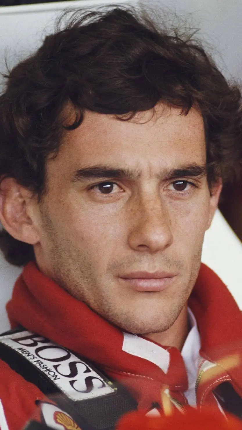 ai character: Aryton Senna background