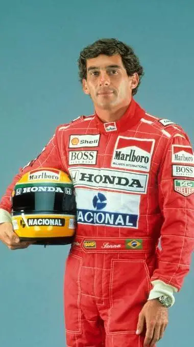 ai character: Aryton Senna  background