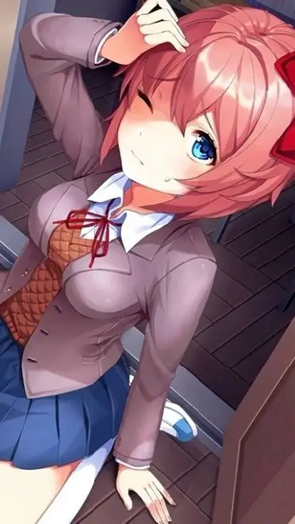 ai character: Sayori! background