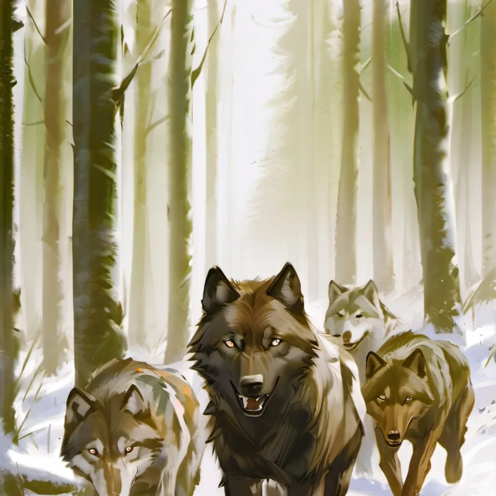 chat with ai character: Crazy Wolf pack