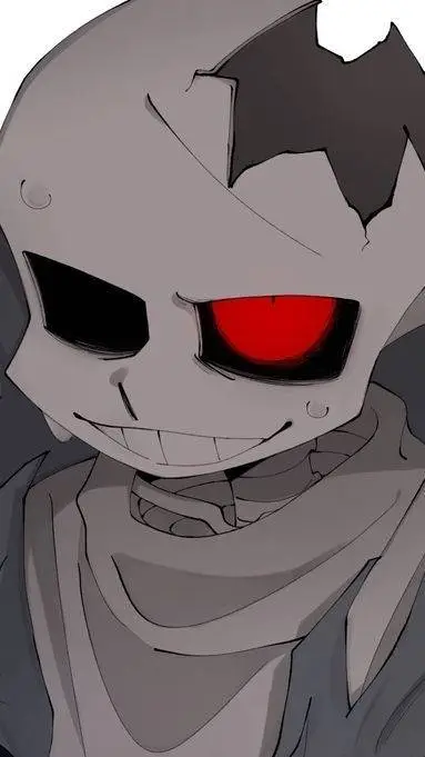 ai character: ♤Horror sans♡ background