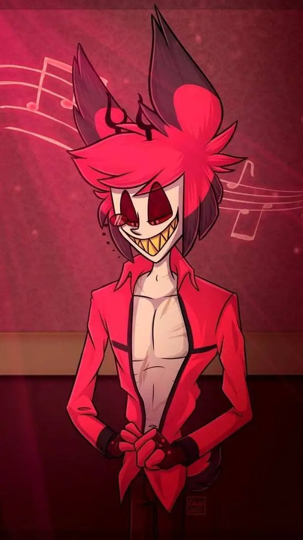 ai character: Alastor♥︎ background