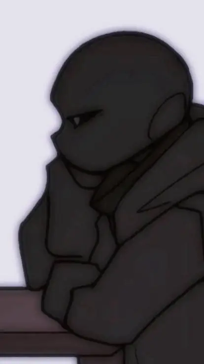 ai character: Nightmare sans background