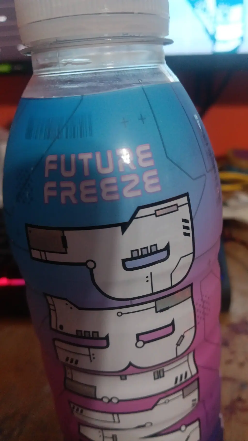 ai character: future freeze prim background
