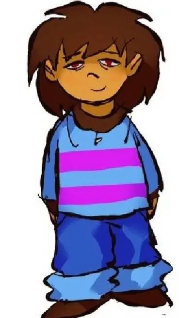 ai character: frisk background