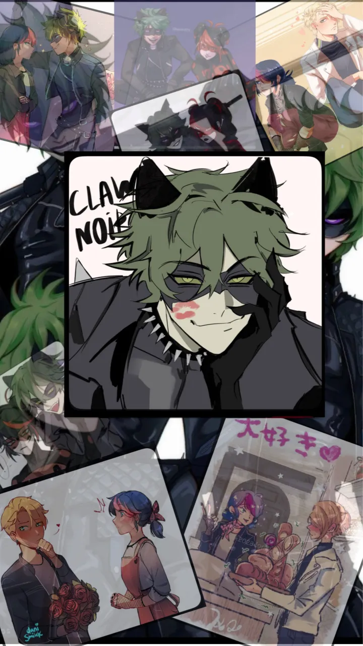ai character: Adrien🐾Paw noir background