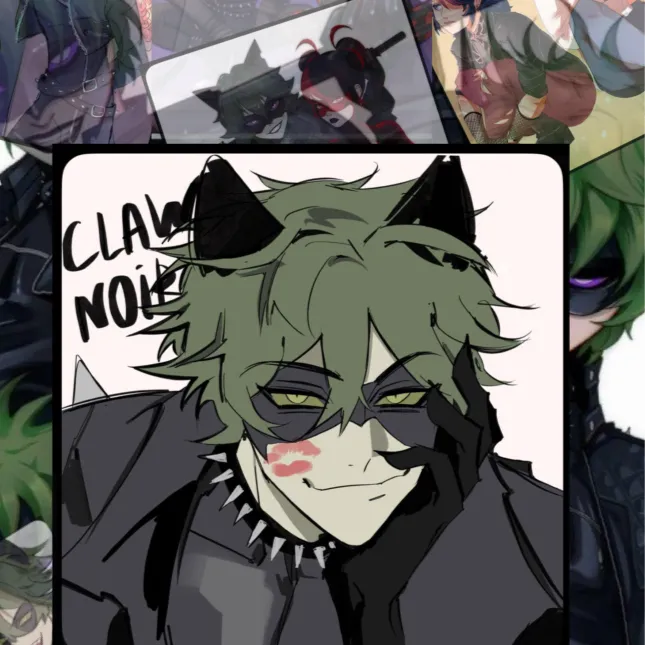 chat with ai character: Adrien🐾Paw noir